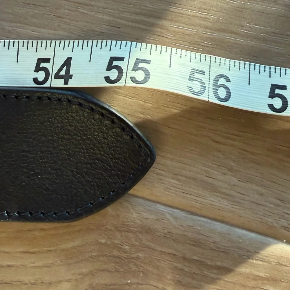 Dickies Black Leather Belt Embossed Logo SIZE 2X